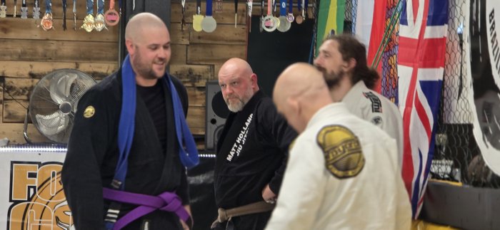 Promotion to purple belt