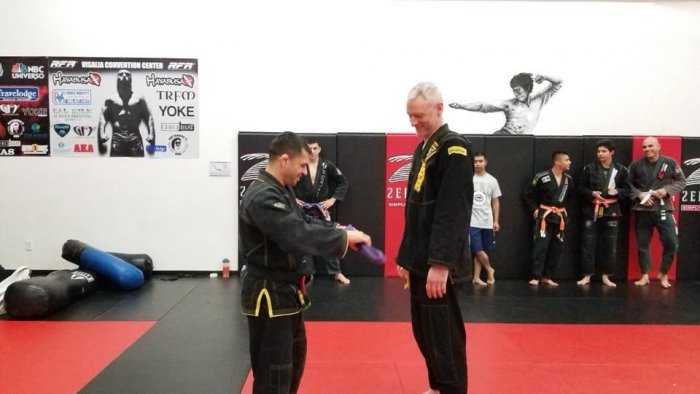 Purple belt · February 14, 2018 · Promoted by Anthony Figueroa