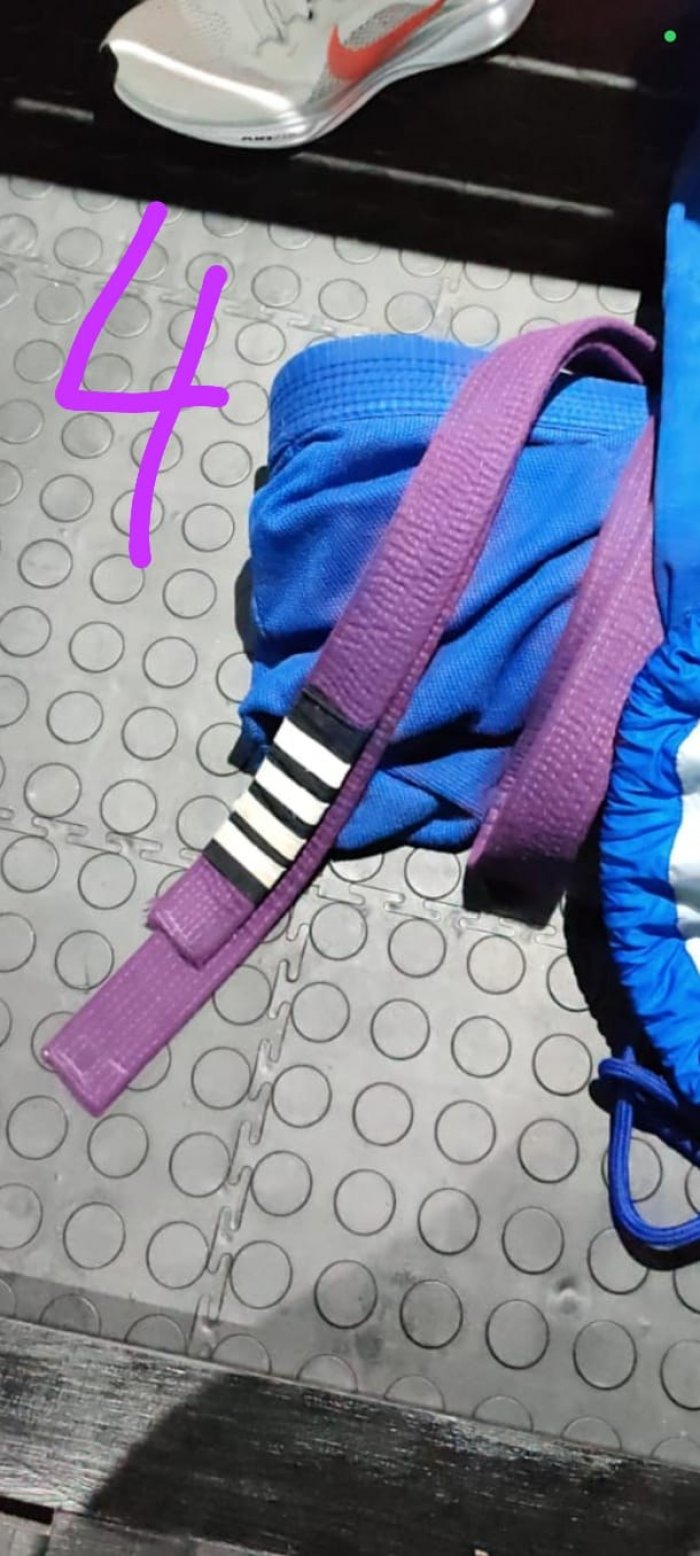 Purple belt · December 14, 2023 · Promoted by Calvin Moodley