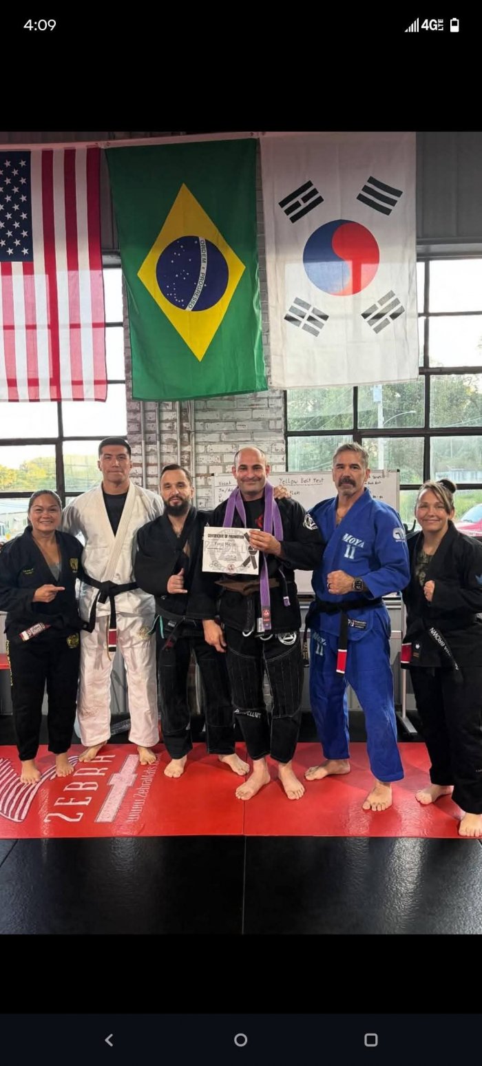 Brown belt · September 29, 2025 · Promoted by Frank Rodriguez