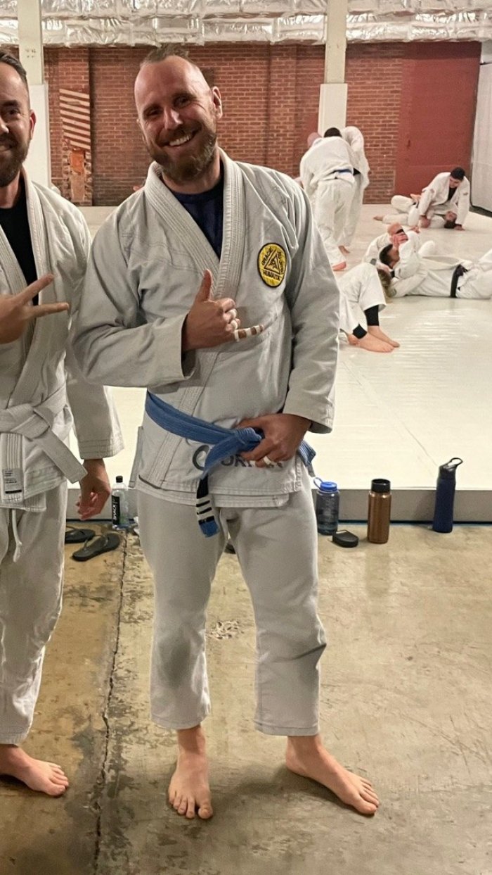 Blue belt · November 3, 2020 · Promoted by Jason Proctor