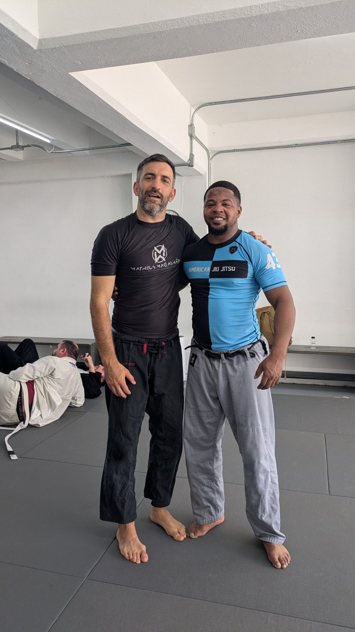 Back on the mats.
