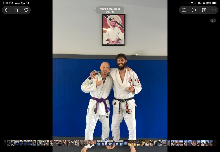 Purple belt · January 15, 2015 · Promoted by Professor Matt Larson