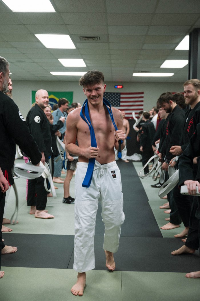 Blue belt · March 11, 2026 · Promoted by Brandon Davis