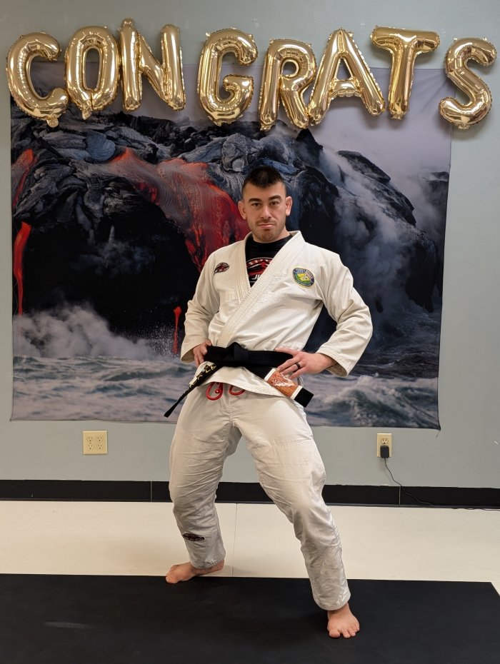 Black belt · February 28, 2026 · Promoted by Brenton Fitzgerald