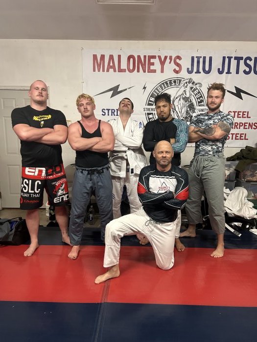 Had a group of state champion wrestlers join Maloney’s Jiu Jitsu for a while!