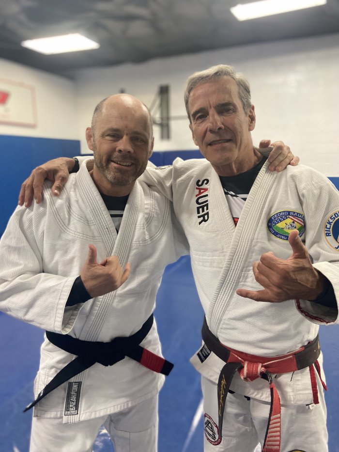 Meeting Pedro Sauer at Fusion Academy ( my old school I used to attend, which is a Pedro Sauer affiliate). as a blackbelt.