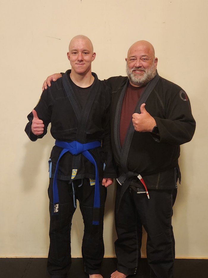 Blue belt · May 4, 2025 · Promoted by Adam Laclair