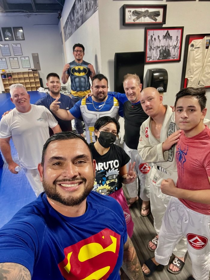 Group photo at Gracie Barra in Brownsville TX