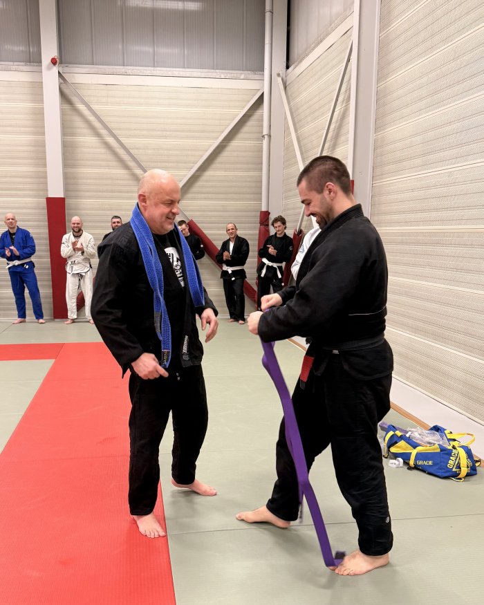 Purple belt · February 6, 2026 · Promoted by Thijs Schutyser