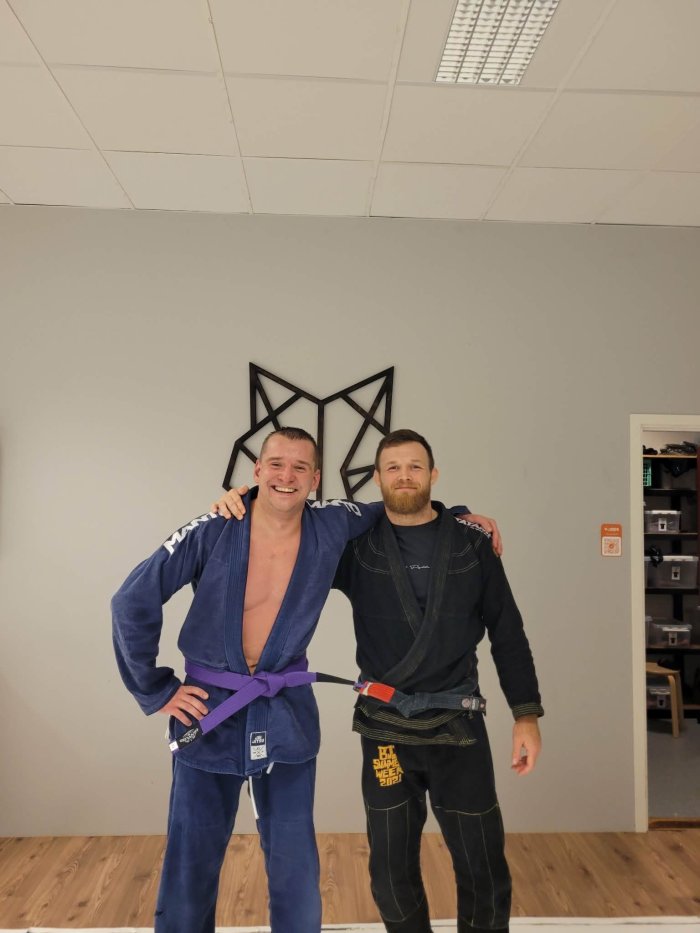 Purple belt · October 2, 2023 · Promoted by Tommy Langaker