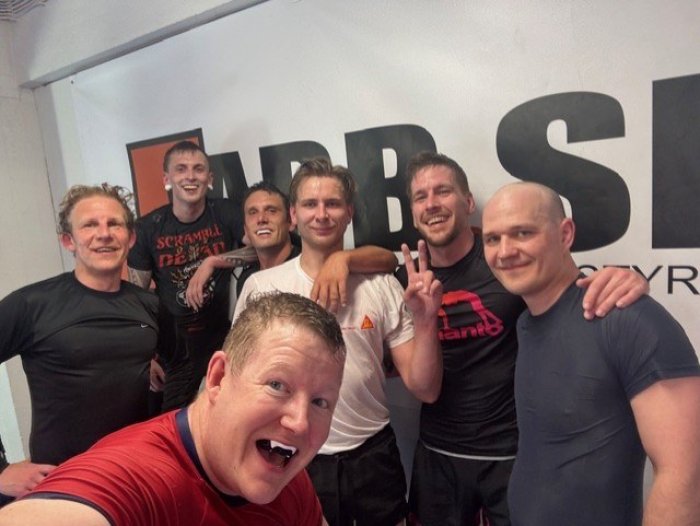 Visit at gym in Åland - Hilti Fightcenter