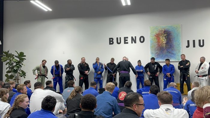 Purple belt · March 13, 2026 · Promoted by Douglas Bueno