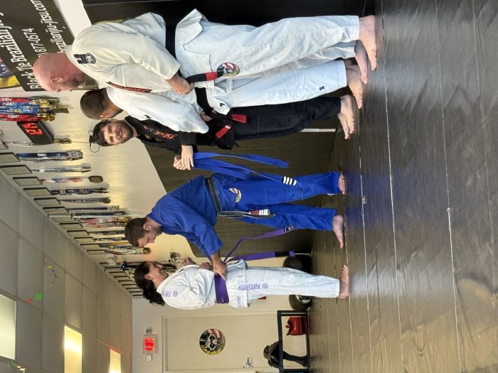 Purple belt · February 9, 2026 · Promoted by Corey Brown