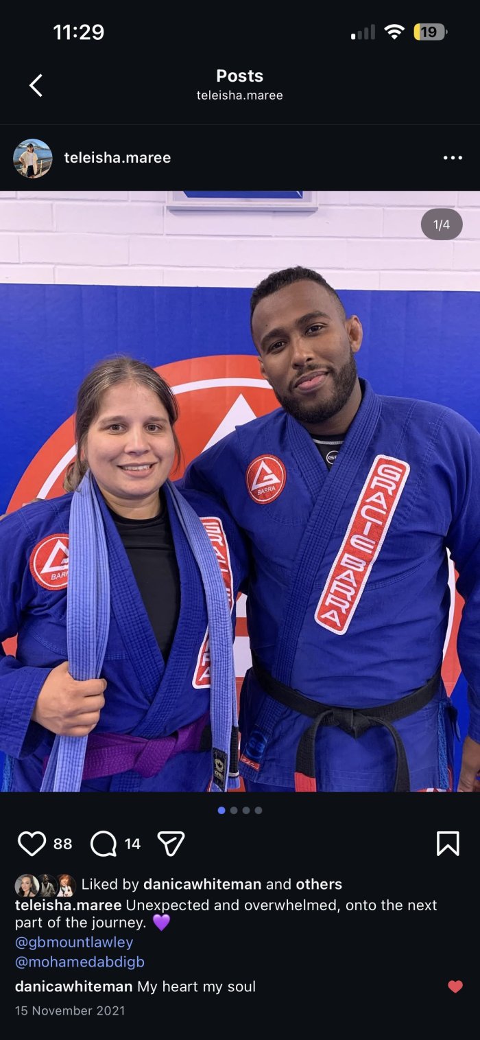Purple belt · November 15, 2021 · Promoted by Mohamed abdi