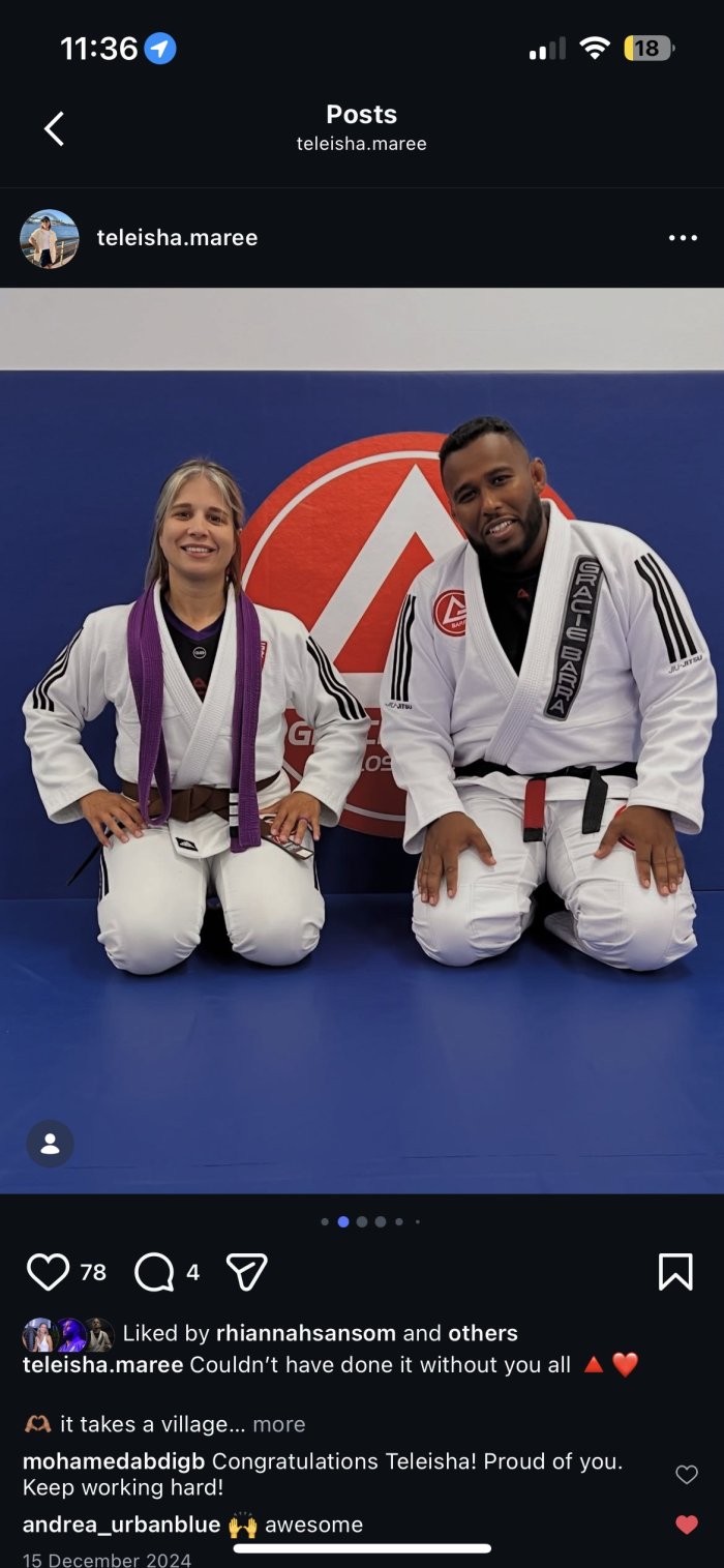 Brown belt · November 15, 2021 · Promoted by Mohamed abdi