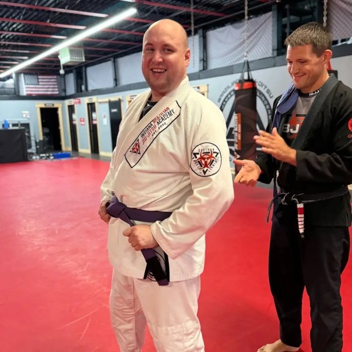 Purple belt · July 14, 2025 · Promoted by James Clingerman
