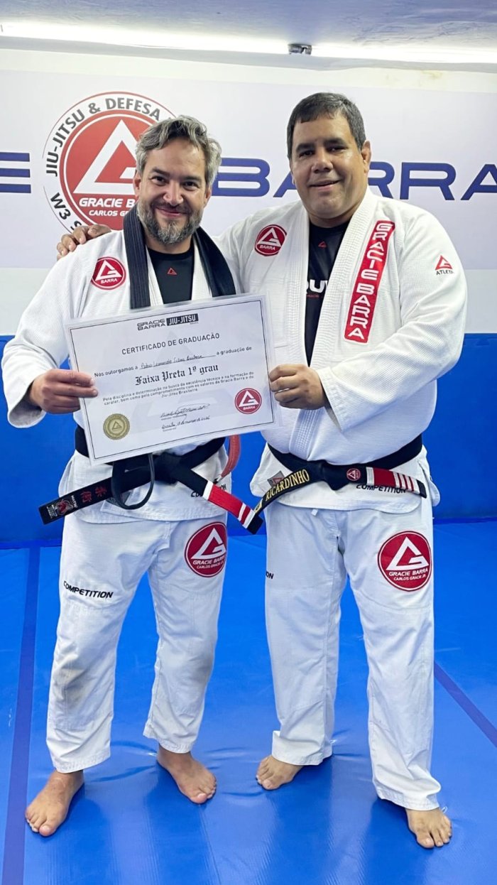 Black belt 1st degree · March 18, 2026 · Promoted by Ricardo Augusto Moreno Freitas