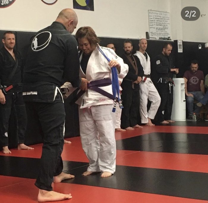 Purple belt · February 17, 2020 · Promoted by Joey Dean
