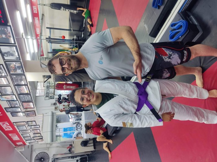 Purple belt · July 21, 2025 · Promoted by Ronny Sayfan