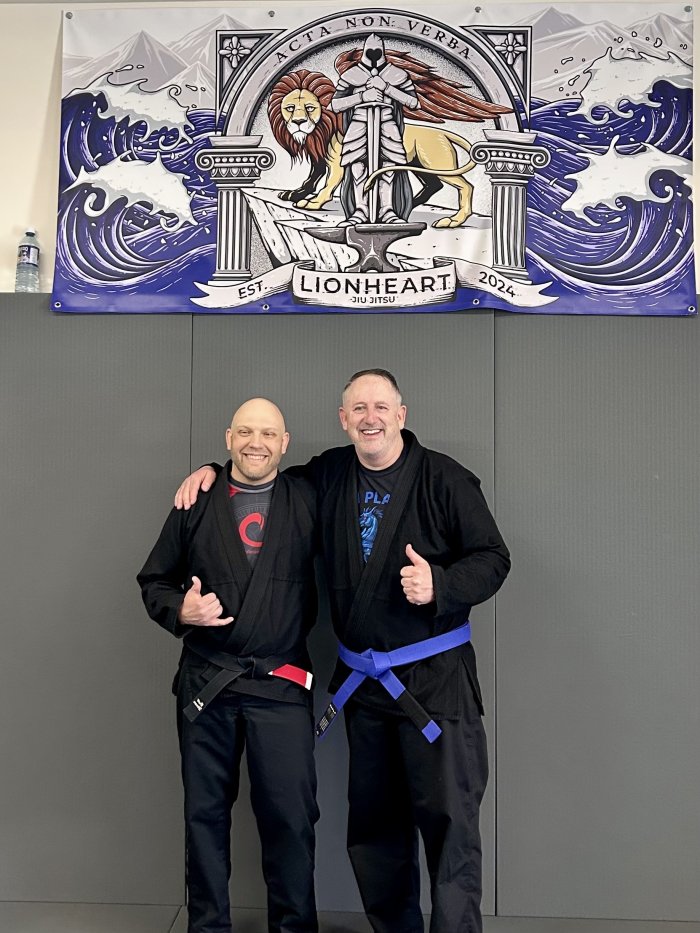 Blue belt · April 4, 2026 · Promoted by Brett Werner