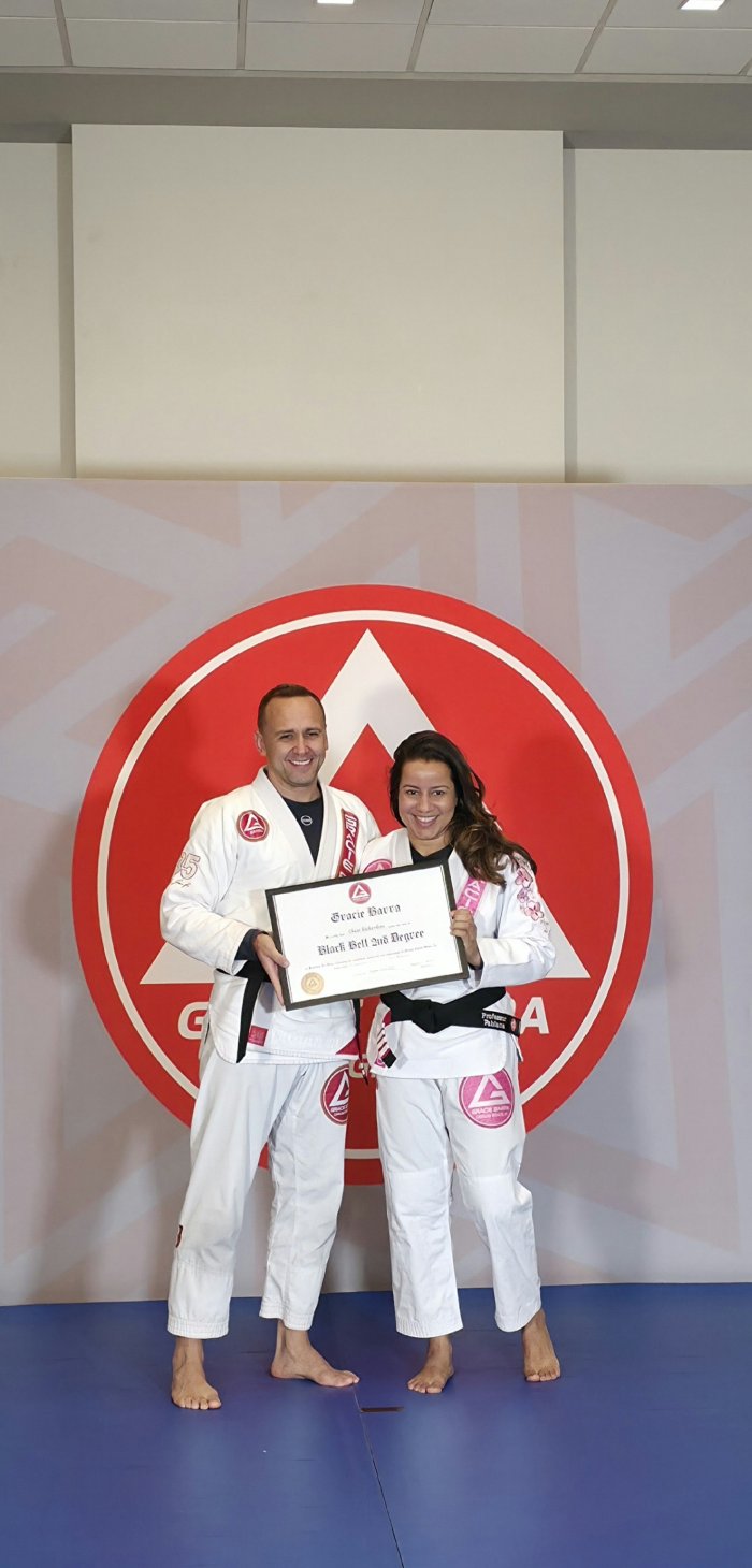 Black belt 2nd degree · August 23, 2025 · Promoted by Fabiana Borges