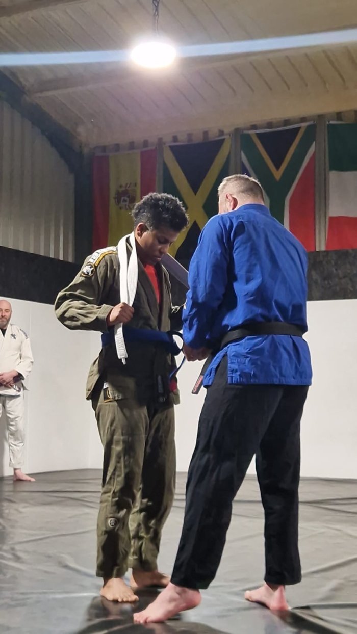 Blue belt · April 2, 2026 · Promoted by James Gregory