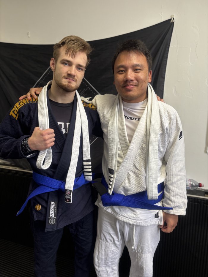 Blue belt · April 4, 2026 · Promoted by Tomasz Sajewicz