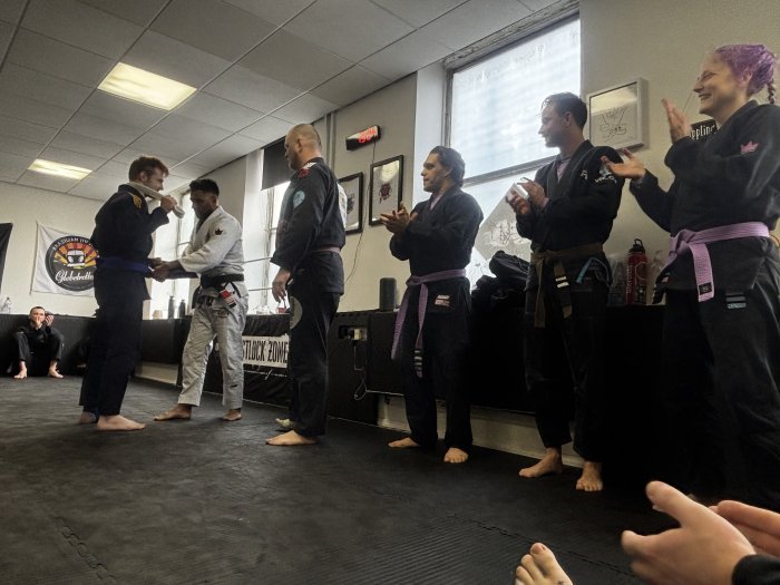Blue belt · April 4, 2026 · Promoted by Tomasz Sajewicz