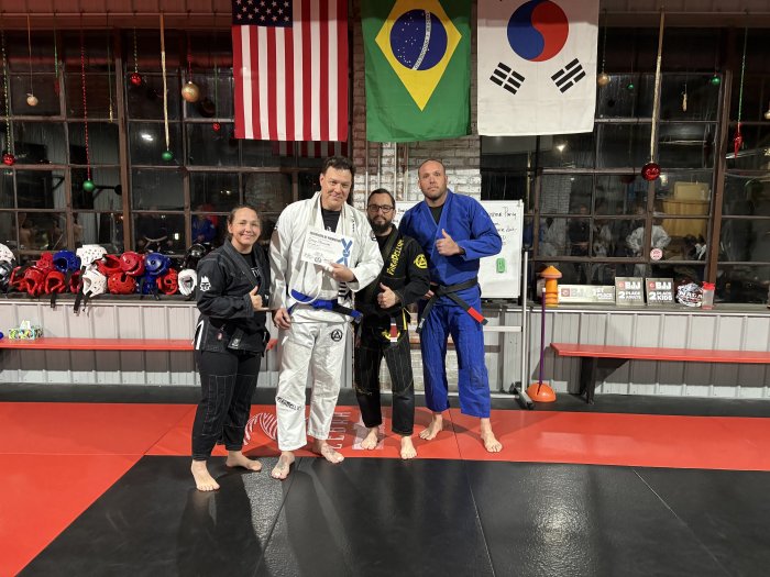 Blue belt · December 9, 2024 · Promoted by Dave Frizzell