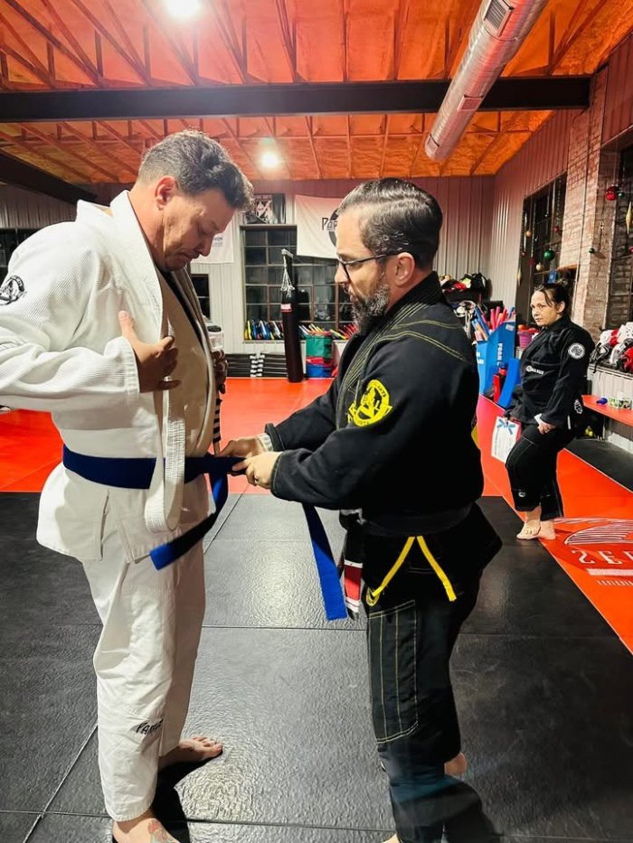 Blue belt · December 9, 2024 · Promoted by Dave Frizzell