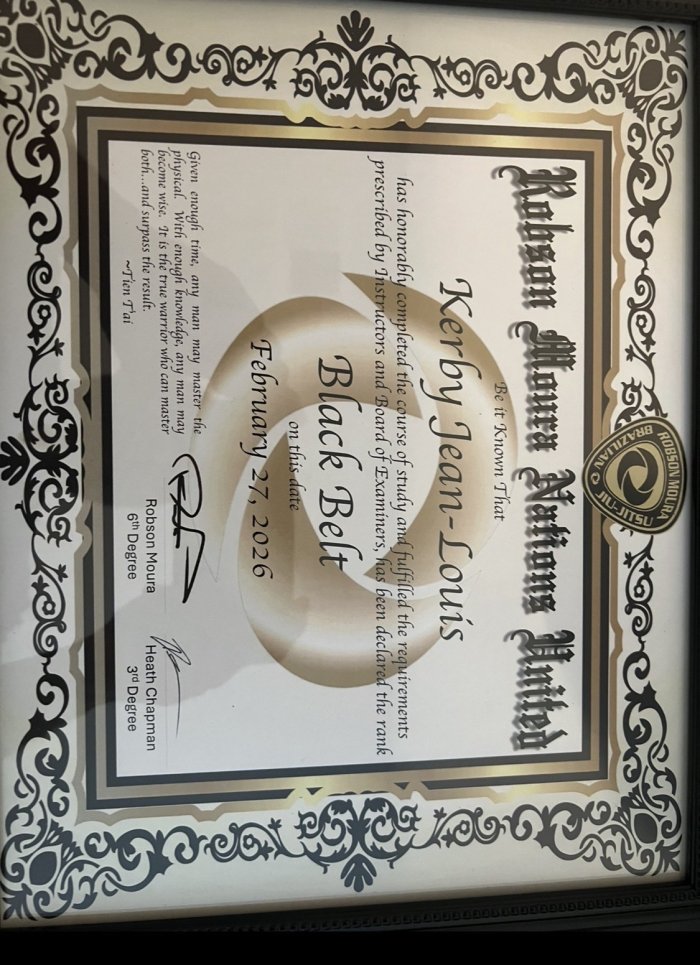 Black belt · February 27, 2026 · Promoted by Heath Chapman