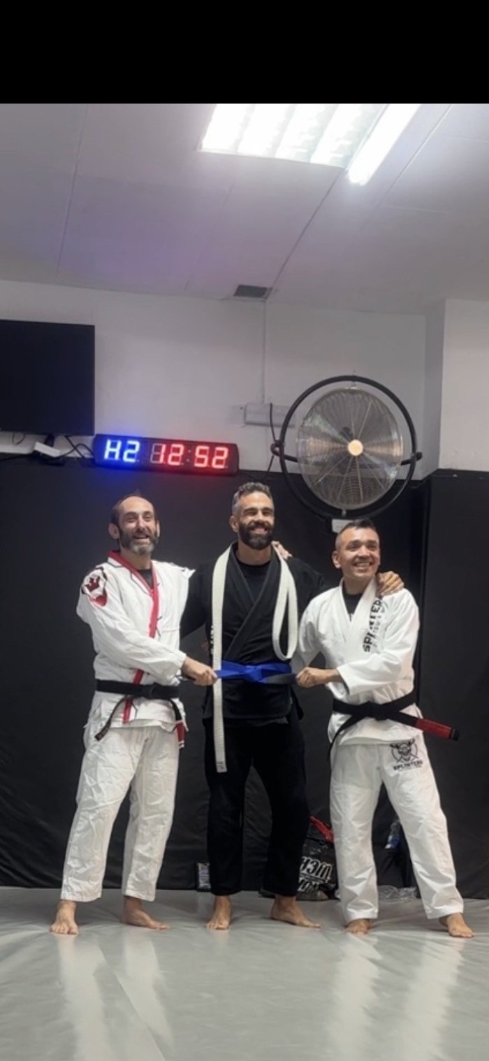 Blue belt · June 21, 2025 · Promoted by Alfredo Camacho