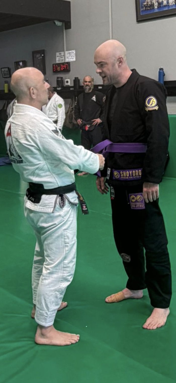 Purple belt · April 4, 2026 · Promoted by Jamie Murray