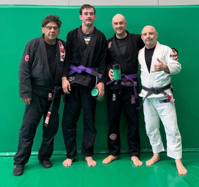 Purple belt · April 4, 2026 · Promoted by Jamie Murray