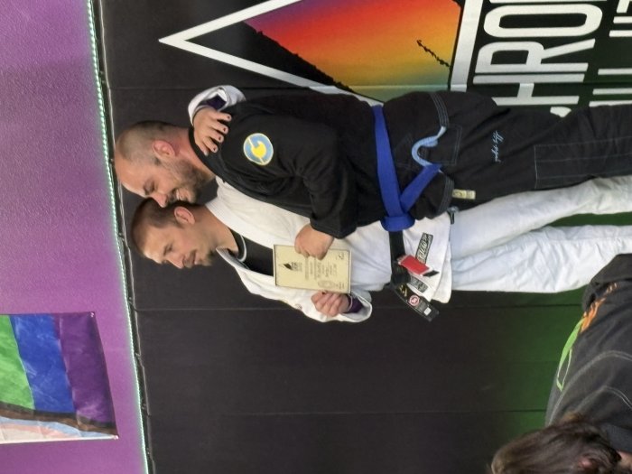 Blue belt · April 12, 2026 · Promoted by Damien Cordova