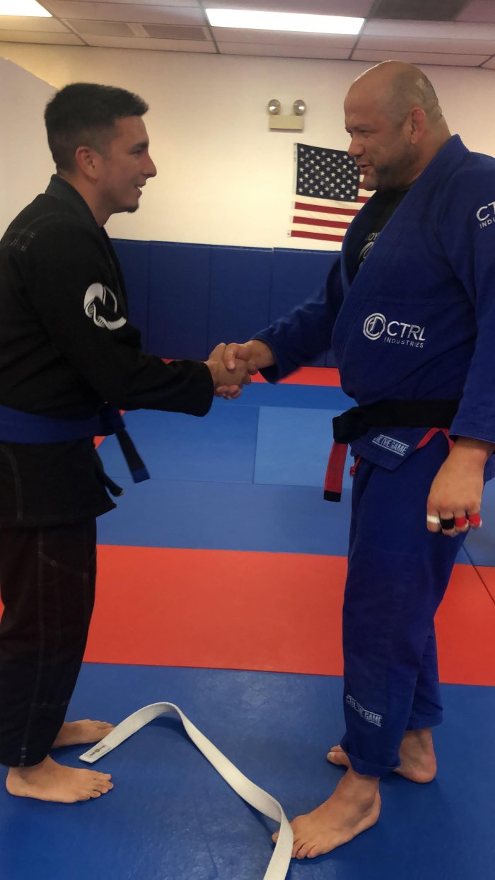 Blue belt · September 23, 2020 · Promoted by Carlos Farias