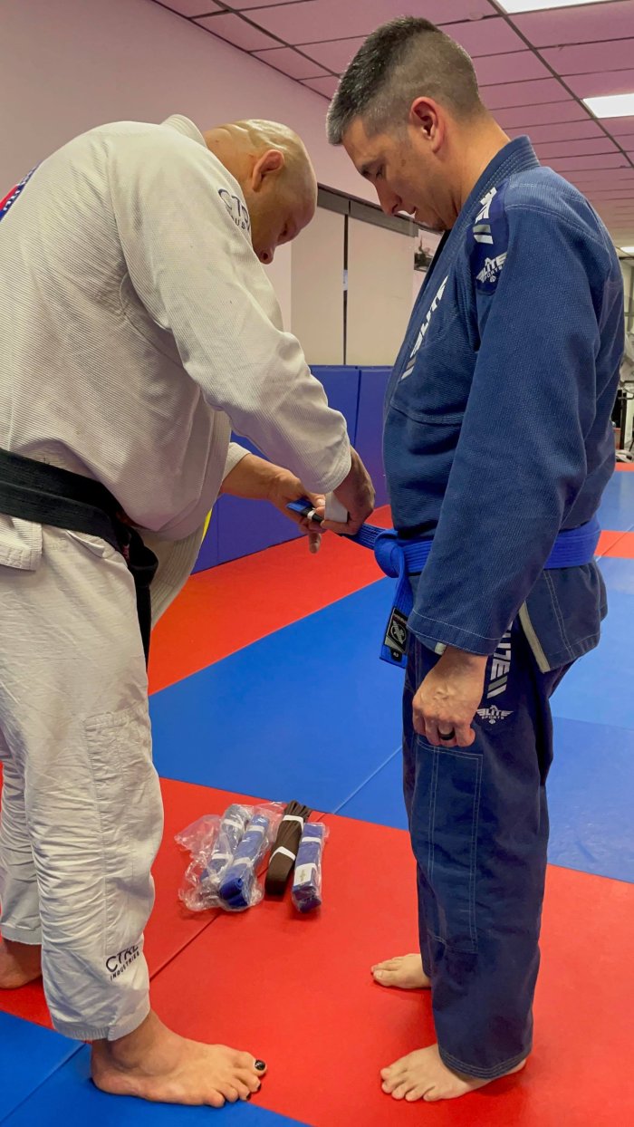 Blue belt · September 23, 2020 · Promoted by Carlos Farias