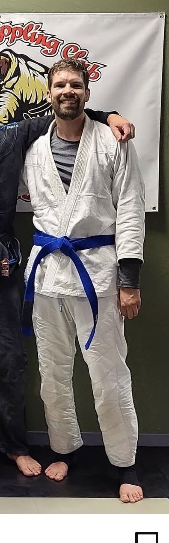 Blue belt · April 22, 2021 · Promoted by Eric Dutch Van Alstyne
