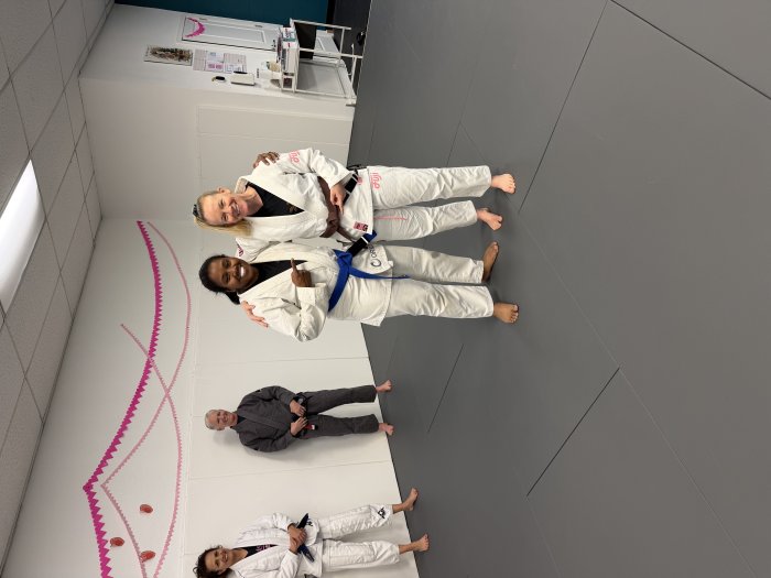 Blue belt · February 23, 2024 · Promoted by Jen Clanton