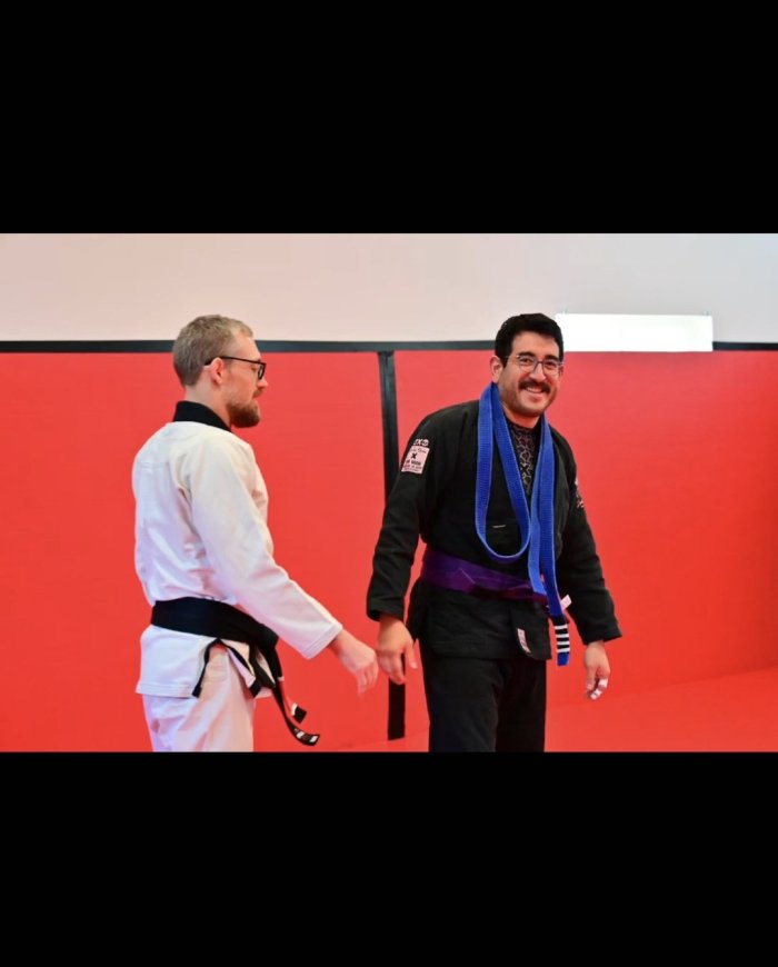 Purple belt · January 4, 2026 · Promoted by Eric Dutch Van Alstyne