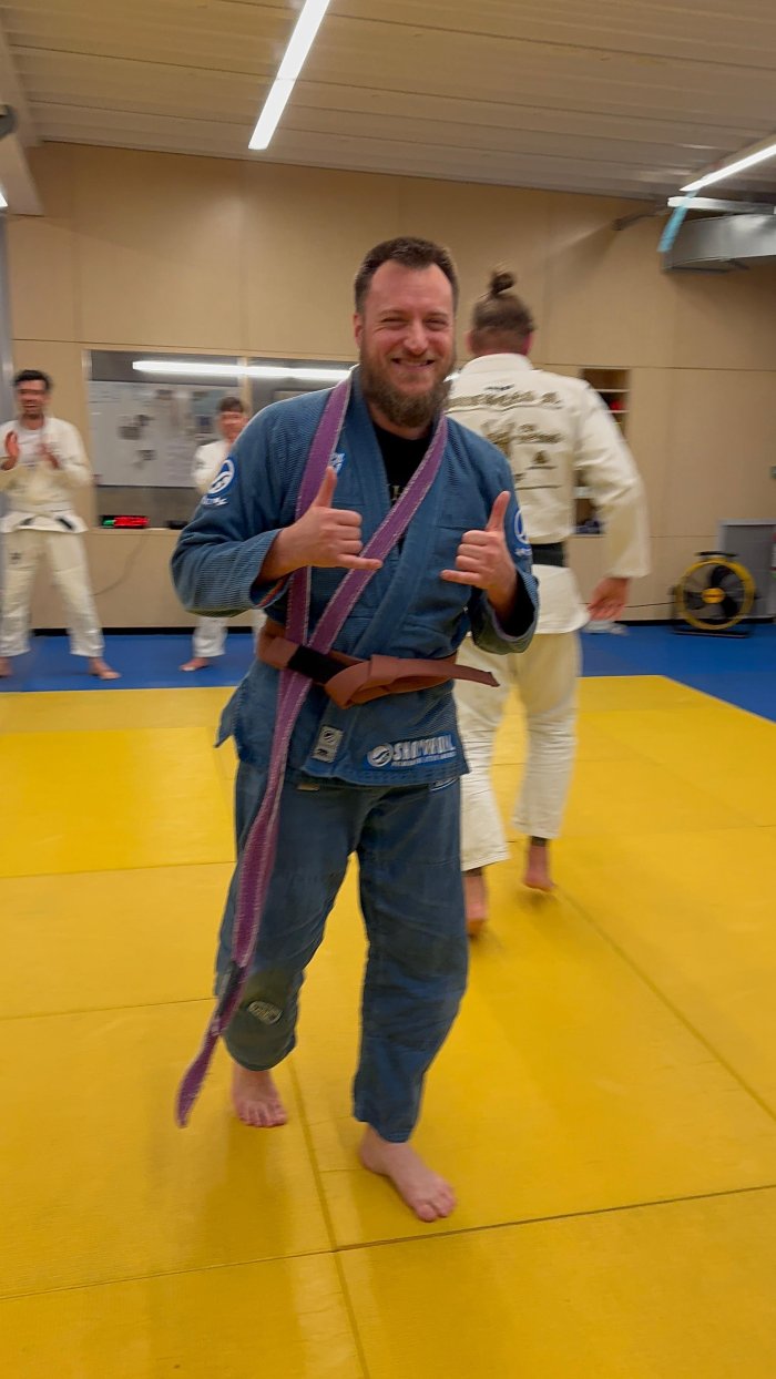 Brown belt · April 14, 2026 · Promoted by Maarten Bauwens