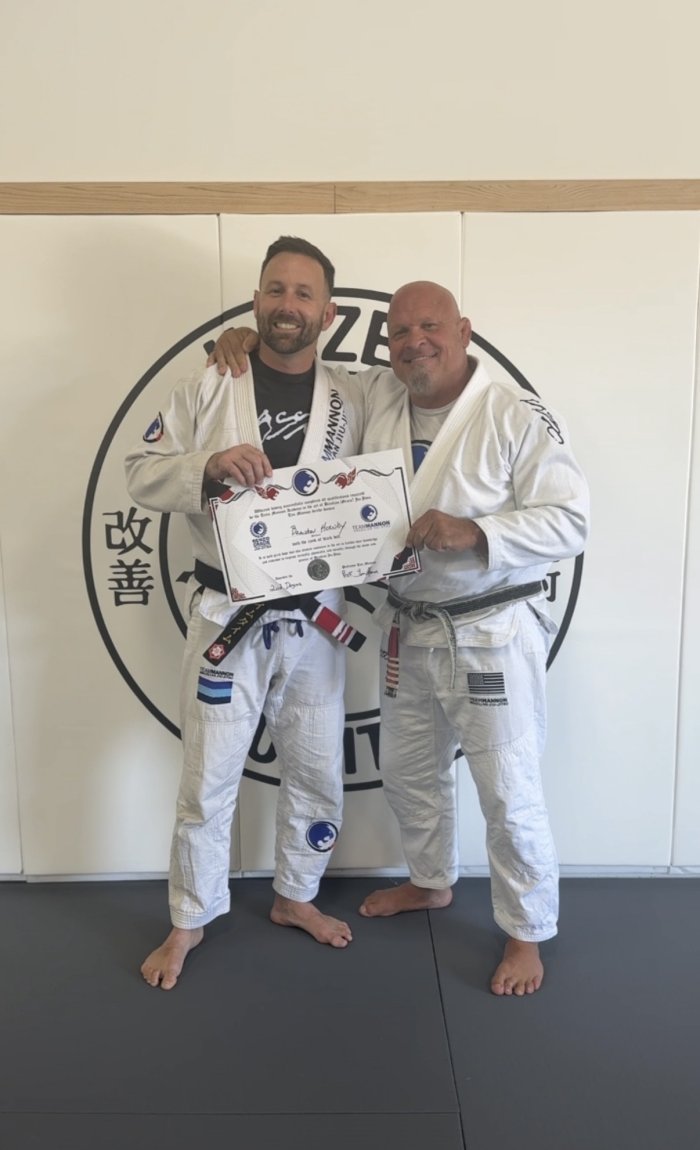 Black belt 2nd degree · October 4, 2025 · Promoted by Tim Mannon