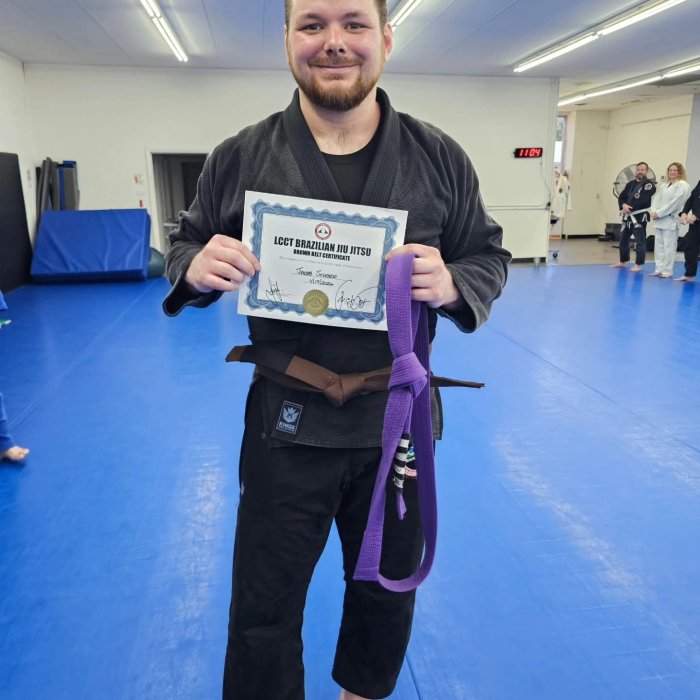 Brown belt · April 19, 2026 · Promoted by Thiago Veiga - LCCT