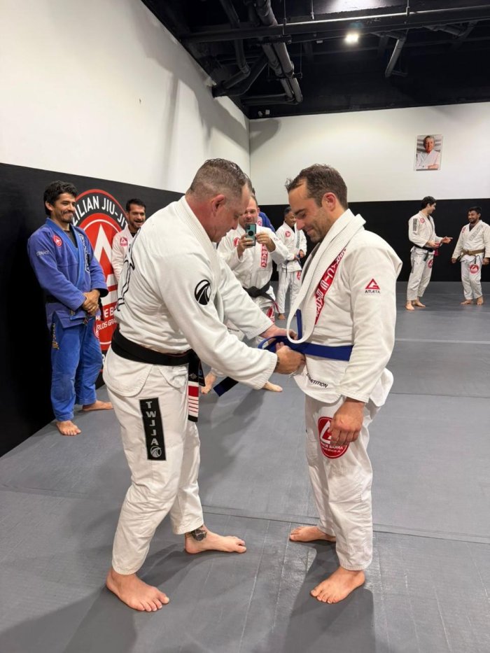 Blue belt · April 18, 2025 · Promoted by Mauricio Maycotte
