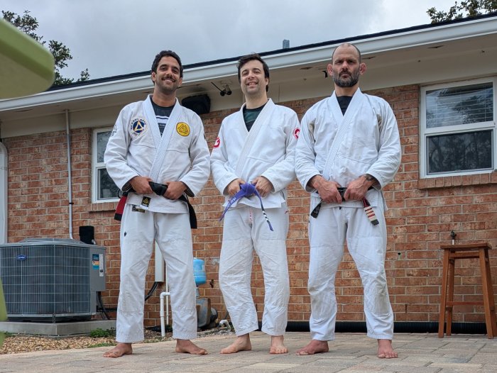Me with Scott Burr and Vini Fonseca