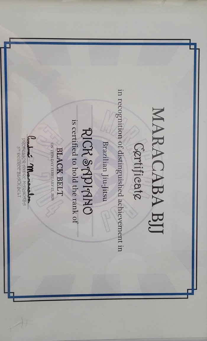 Black belt · February 21, 2026 · Promoted by Andrea Maracaba