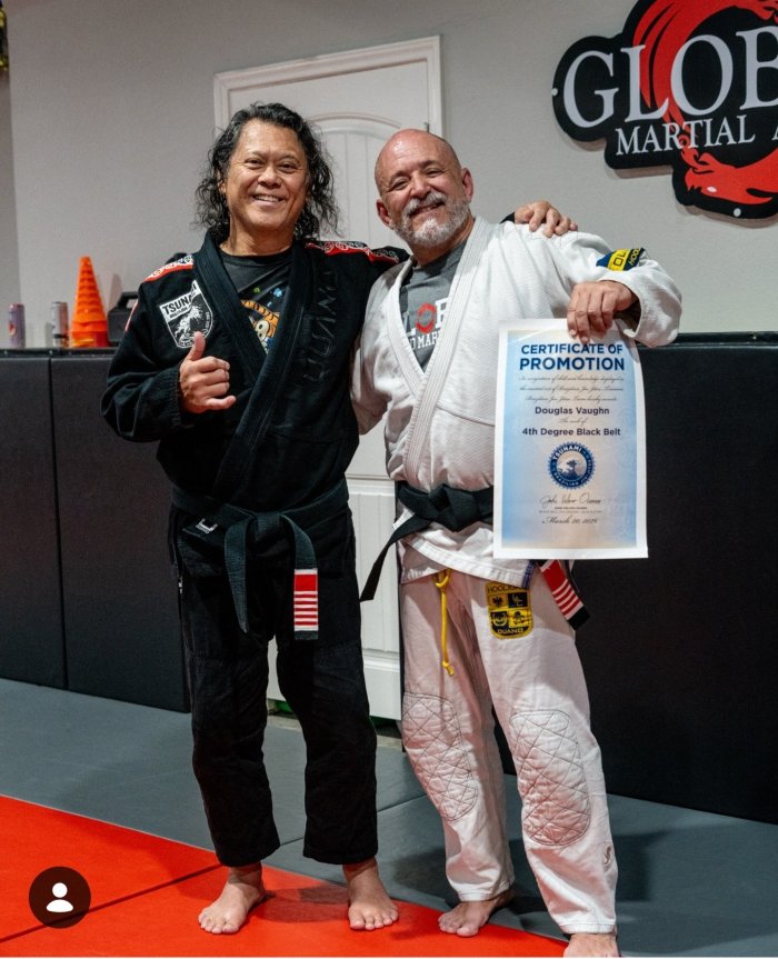 Black belt 4th degree · August 21, 2021 · Promoted by John Ouano