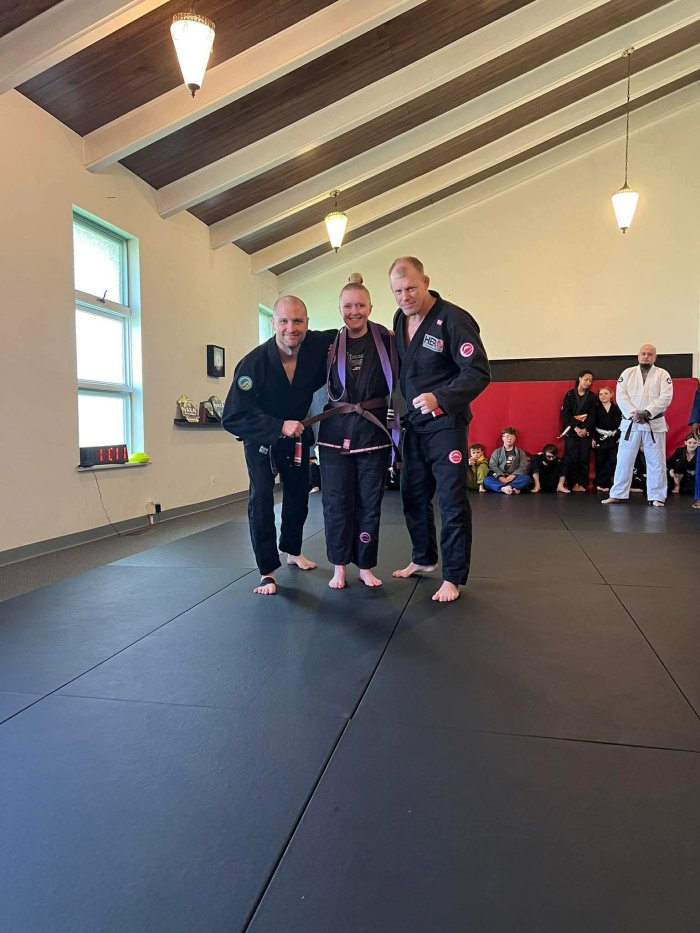 Brown belt · April 18, 2026 · Promoted by Andrew Pardee