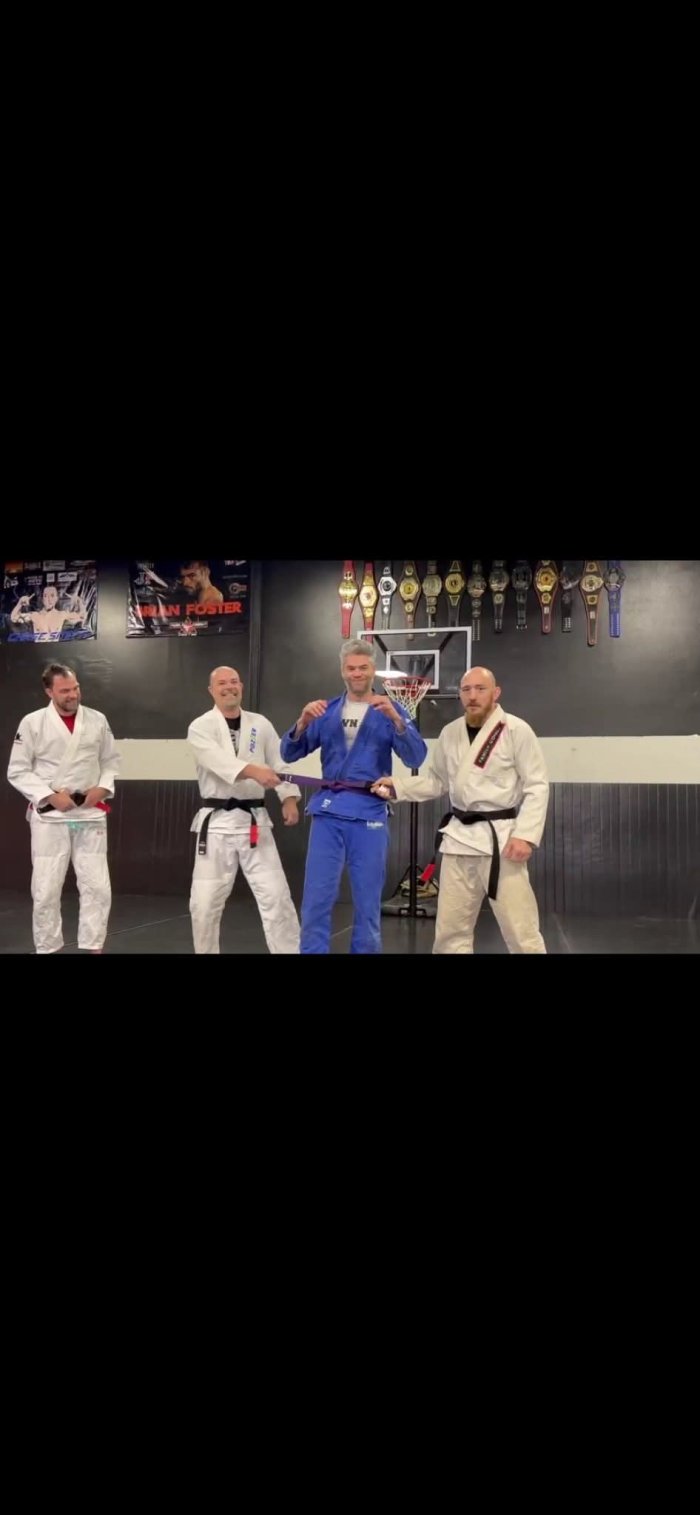Purple belt · April 22, 2026 · Promoted by Jay Nolte